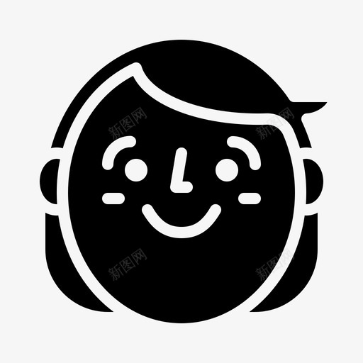 女人快乐的人1雕文图标svg_新图网 https://ixintu.com 乐的 女人 快乐 雕文