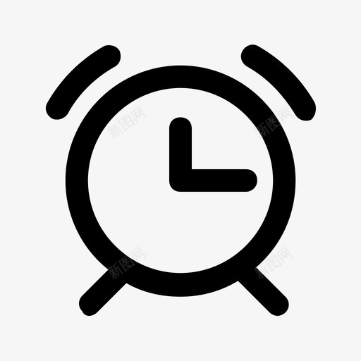 闹钟提醒定时器图标svg_新图网 https://ixintu.com 定时器 必不可少 提醒 用户界面 闹钟