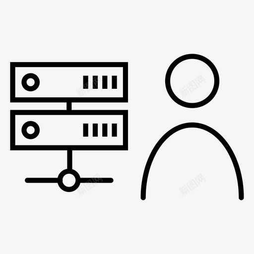 专用托管计算机服务器图标svg_新图网 https://ixintu.com 专用 存储 开发 托管 技术支持 服务器 计算机