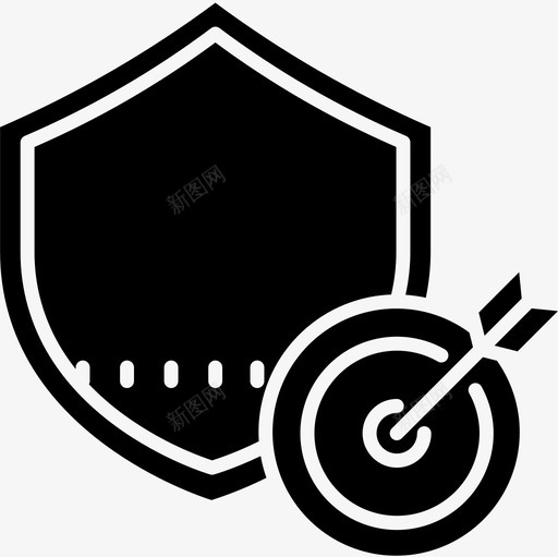 目标安全12雕文图标svg_新图网 https://ixintu.com 安全 目标 雕文