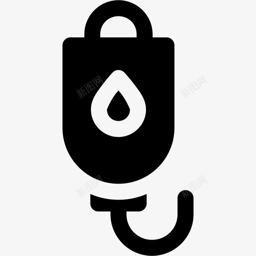 输血血袋静脉输液袋图标svg_新图网 https://ixintu.com 血袋 输液 输血 静脉