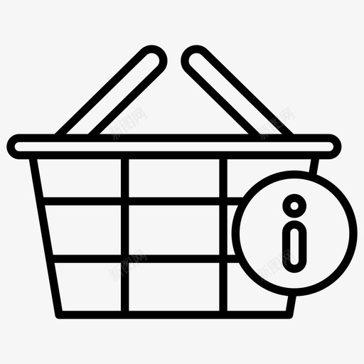 采购购物篮购买图标svg_新图网 https://ixintu.com 信息 购买 购物 购物篮 采购