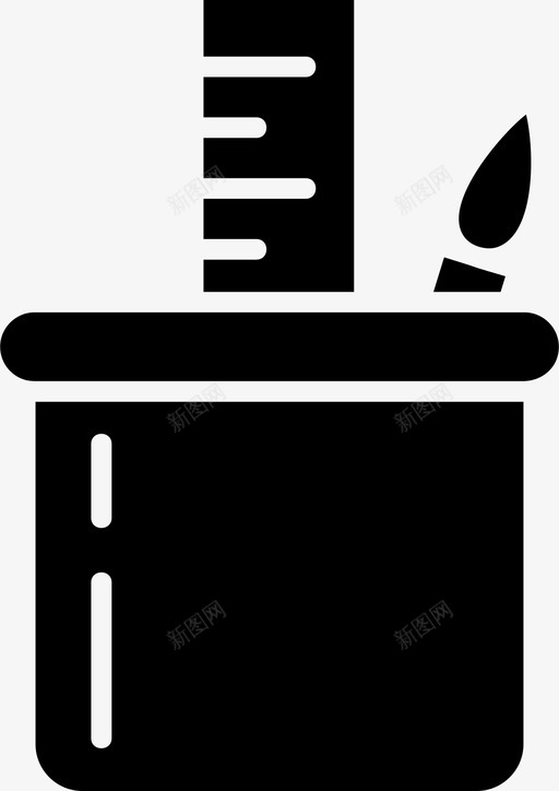 办公材料艺术编辑工具图标svg_新图网 https://ixintu.com 办公 学校 工具 材料 编辑 艺术设计 铅笔盒