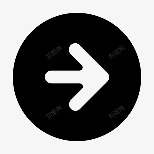 箭头方向gui图标svg_新图网 https://ixintu.com gui web 右侧 图标 图示 方向 用户界面 箭头