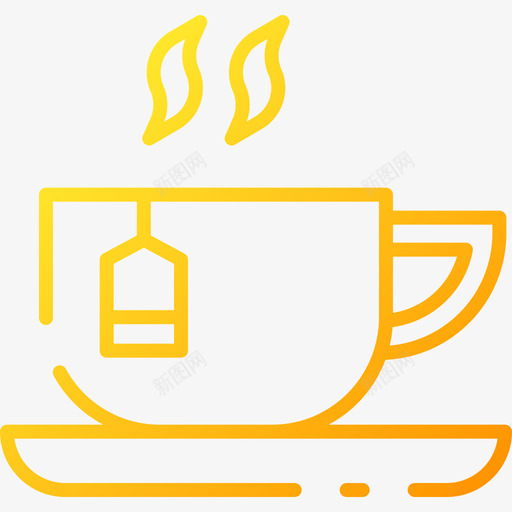 茶睡眠47梯度图标svg_新图网 https://ixintu.com 梯度 睡眠