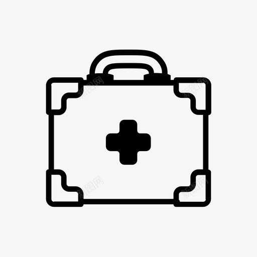 医生公文包健康医院图标svg_新图网 https://ixintu.com 健康 公共 公文包 医生 医院