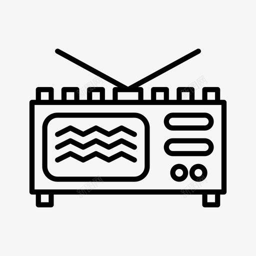 娱乐便携式电视图标svg_新图网 https://ixintu.com 便携式 夏季 娱乐 旅游 电视