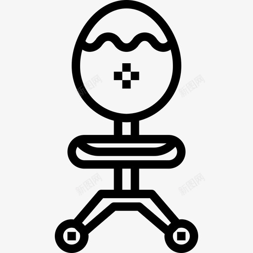 椅子家具126直线型图标svg_新图网 https://ixintu.com 家具 椅子 直线 线型