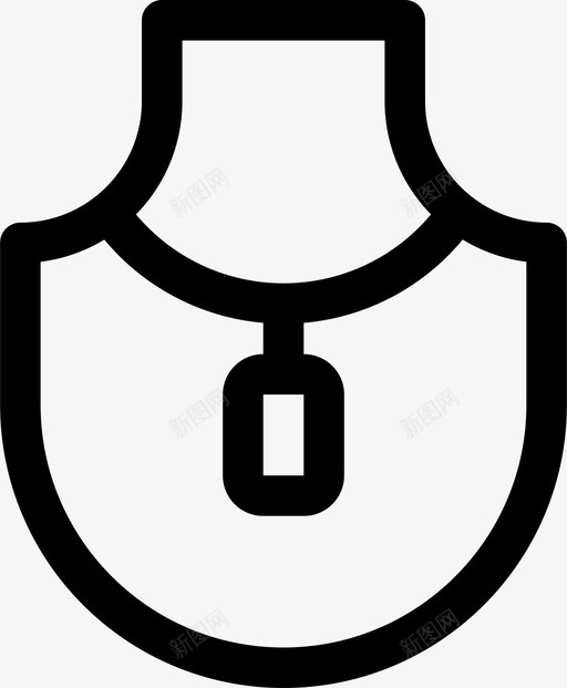项链宝石红宝石图标svg_新图网 https://ixintu.com 女人 宝石 电影 红宝石 项链