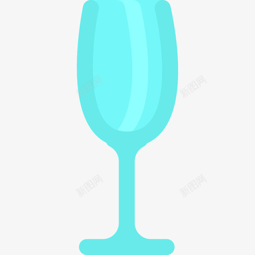 玻璃餐具3扁平图标svg_新图网 https://ixintu.com 扁平 玻璃 餐具
