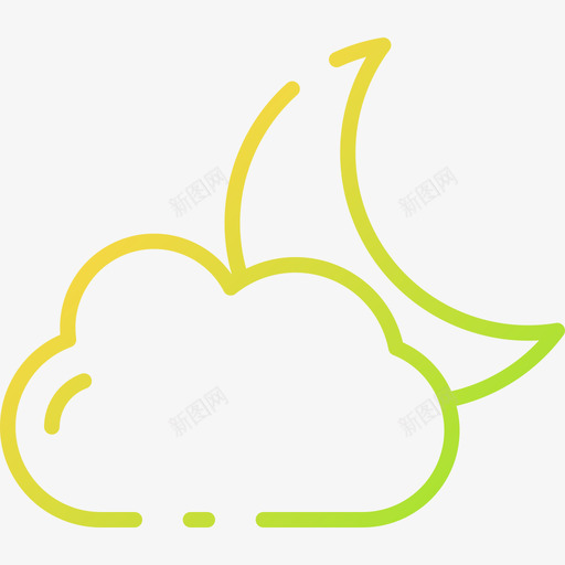 月亮死亡日32Gradient图标svg_新图网 https://ixintu.com Gradient 月亮 死亡