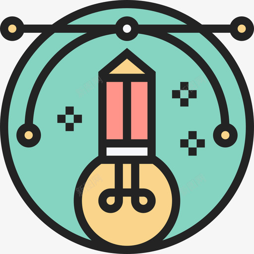 向量创造性学习3线性颜色图标svg_新图网 https://ixintu.com 创造性 向量 学习 线性 颜色