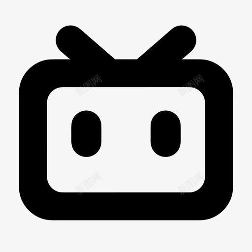 哔哩哔哩动画svg_新图网 https://ixintu.com 哔哩哔哩动画 哔哩哔哩图标logo