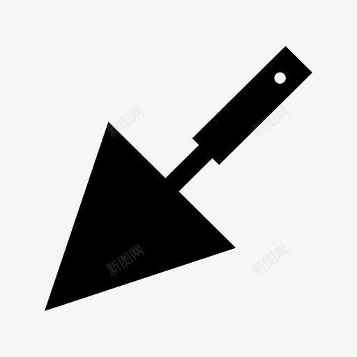 抹子挖掘维护图标svg_新图网 https://ixintu.com 图标 字形 工具 挖掘 维护 铲子