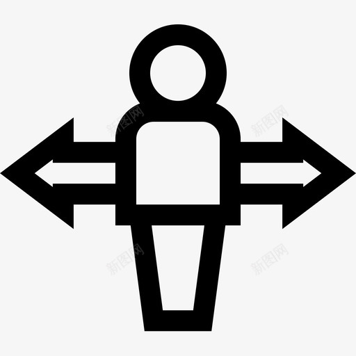 箭头导航和地图21线性图标svg_新图网 https://ixintu.com 地图 导航 箭头 线性