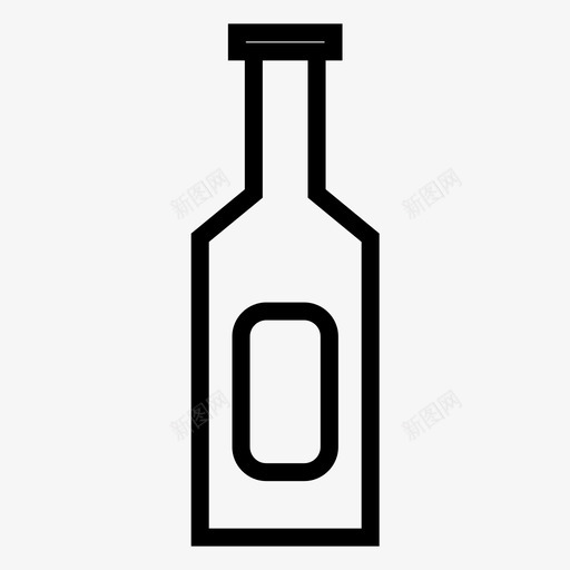 酱汁烧烤瓶装图标svg_新图网 https://ixintu.com 烧烤 热的 瓶装 酱汁