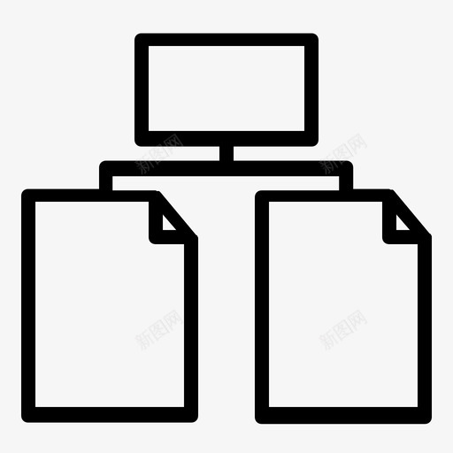 数据架构流程图商业智能图标svg_新图网 https://ixintu.com 商业智能 数据 架构 流程图