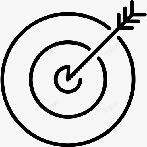 目标飞镖商业和金融图标svg_新图网 https://ixintu.com 商业 目标 金融 飞镖