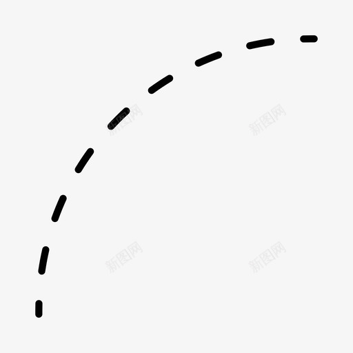 虚线几何体线图标svg_新图网 https://ixintu.com 几何体 形状 虚线
