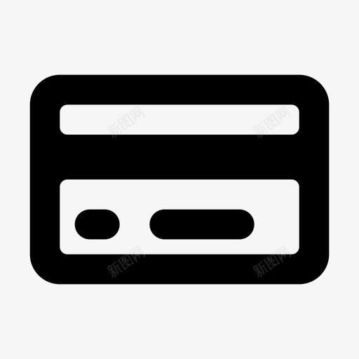 信用卡gui用户界面图标svg_新图网 https://ixintu.com glyph gui web 信用卡 图标 用户界面