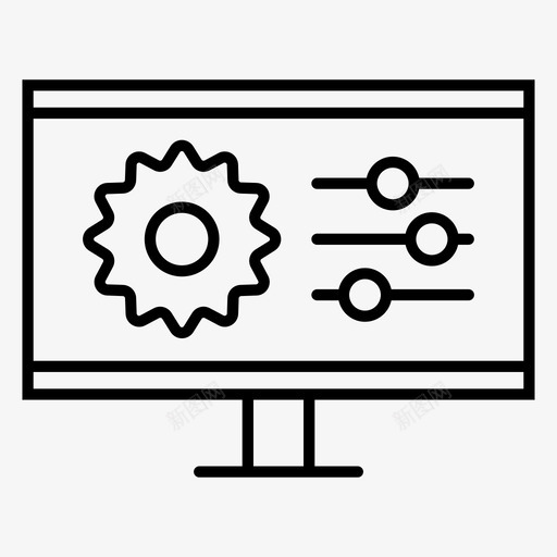 网站优化齿轮互联网图标svg_新图网 https://ixintu.com 1卷 互联网 优化 搜索引擎 机械 网站 网络 齿轮