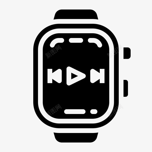 智能手表编码电子图标svg_新图网 https://ixintu.com 大纲 手表 智能 电子 编码 运行