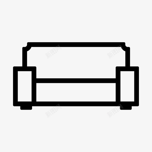 沙发座位坐图标svg_新图网 https://ixintu.com 大纲 学习 工作 座位 教育 沙发