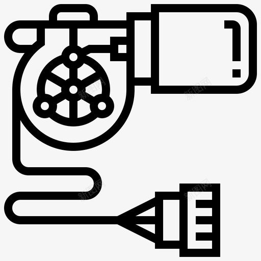 刮水器电机发动机机修工图标svg_新图网 https://ixintu.com 刮水 发动机 挡风 机修工 汽车维修 玻璃 电机