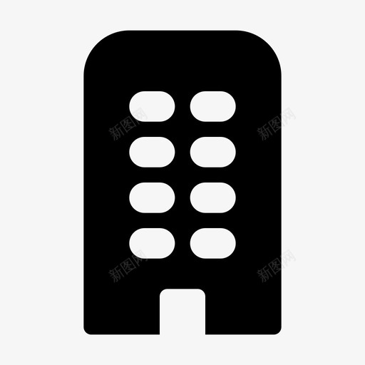 建筑gui办公室图标svg_新图网 https://ixintu.com glyph gui web 办公室 图标 建筑 用户界面