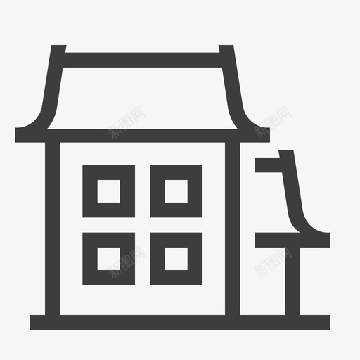 客栈公寓svg_新图网 https://ixintu.com 客栈公寓