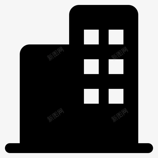 办公室建筑房地产图标svg_新图网 https://ixintu.com 办公室 工作 建筑 房地产 雕文