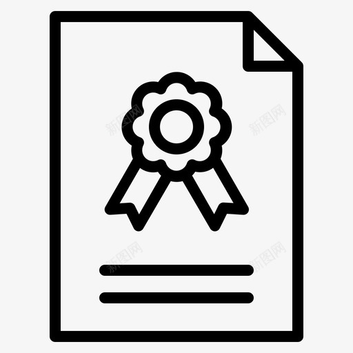 保险成就奖励图标svg_新图网 https://ixintu.com 保险 合同 奖励 成就 手机 执照 证书 银行