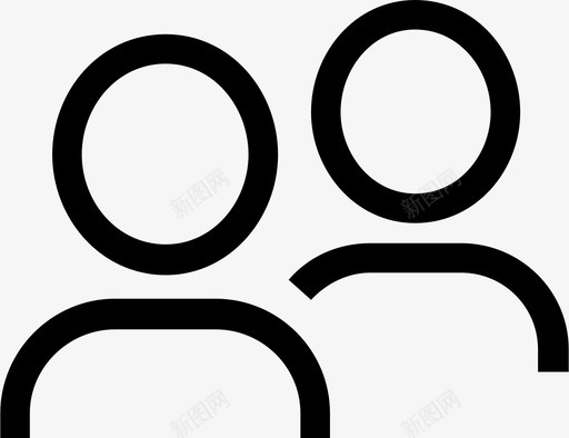 人员朋友组图标svg_新图网 https://ixintu.com 人员 团队 朋友 用户