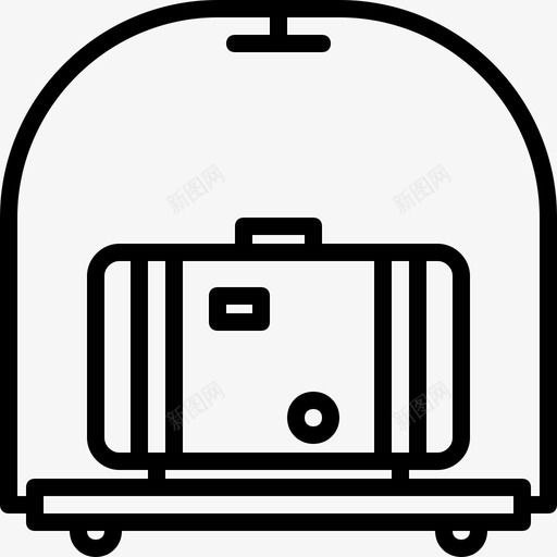 行李行李箱游客图标svg_新图网 https://ixintu.com 旅行 游客 行李 行李箱 酒店
