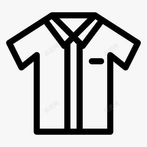 T恤服装时装图标svg_新图网 https://ixintu.com 套装 时装 服装 系列