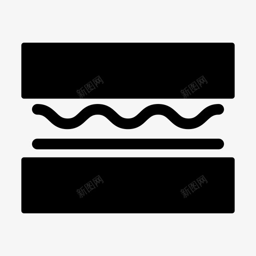 三明治饮料面包图标svg_新图网 https://ixintu.com 三明治 铭文 零食 面包 食品 食品饮料 饮料