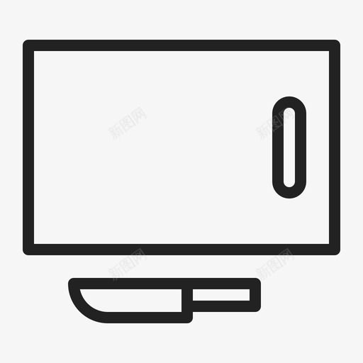 砧板烹饪厨房图标svg_新图网 https://ixintu.com 厨房 烹饪 砧板