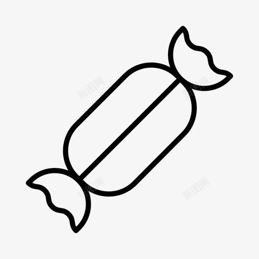 太妃糖糖果甜点图标svg_新图网 https://ixintu.com 太妃 甜点 糖果 食物