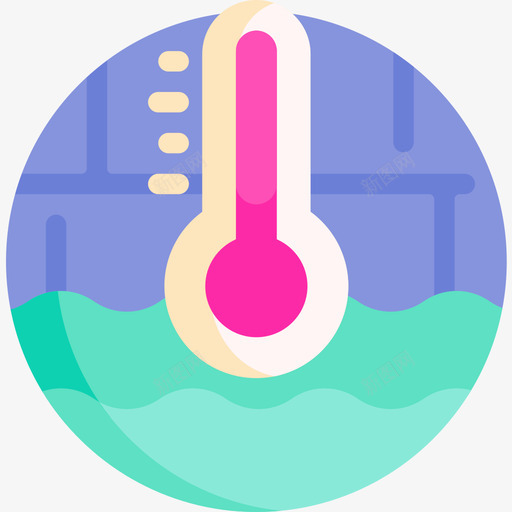 水温游泳池19平坦图标svg_新图网 https://ixintu.com 平坦 水温 游泳池