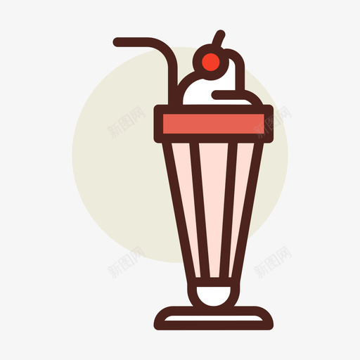奶昔街头食品11原色图标svg_新图网 https://ixintu.com 原色 奶昔 街头 食品