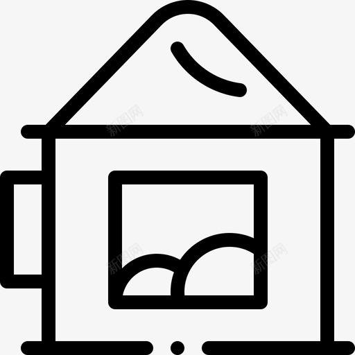 球操场56直线图标svg_新图网 https://ixintu.com 操场 直线