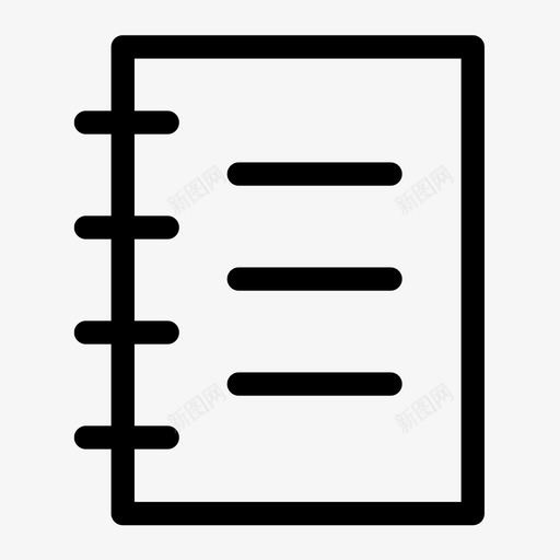 便笺手册笔记本图标svg_新图网 https://ixintu.com 便笺 手册 手机 智能 笔记本 记事本
