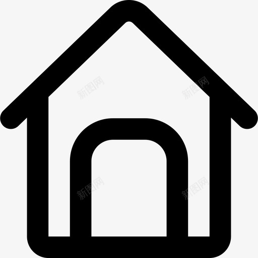 宠物收容所宠物店67号线性图标svg_新图网 https://ixintu.com 67号 宠物 收容所 线性
