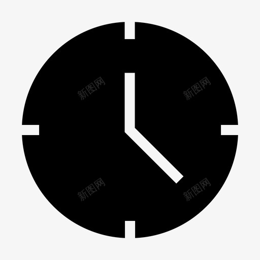 时钟闹钟模拟图标svg_新图网 https://ixintu.com 图标 基本 手表 时钟 时间 模拟 闹钟