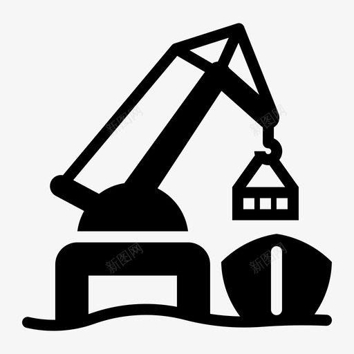 fob装运装卸图标svg_新图网 https://ixintu.com fob 港口 装卸 装运