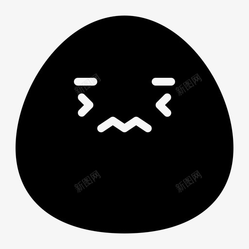 恶心表情符号39字形图标svg_新图网 https://ixintu.com 字形 恶心 符号 表情