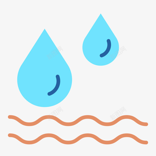 水水12平坦图标svg_新图网 https://ixintu.com 平坦