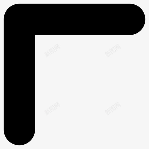 角边框边图标svg_新图网 https://ixintu.com 直角 边框