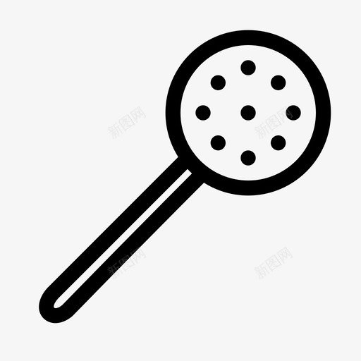撇油器厨房工具厨房用具图标svg_新图网 https://ixintu.com 勺子 厨房 厨房用具 工具 开槽 撇油
