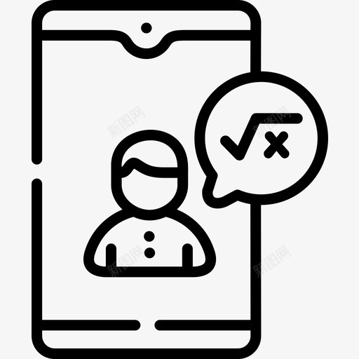 数学在线学习42线性图标svg_新图网 https://ixintu.com 在线学习 数学 线性